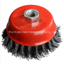 Kexin Super Twisted Knot Wire Cup Steel Brush for Cleaning